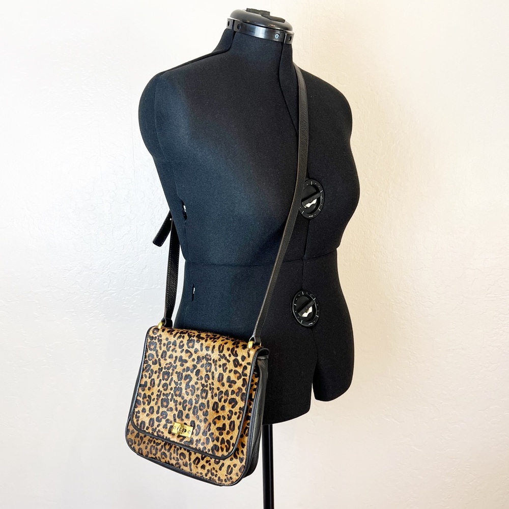 ✖️SOLD✖️•FOSSIL• Memoir Small Flap Crossbody Bag in Cheetah - Picture 3 of 15